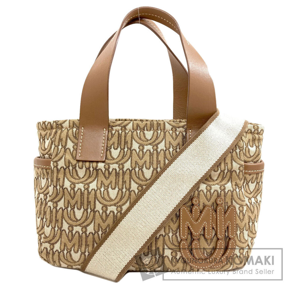 Miu Miu motif handbag canvas